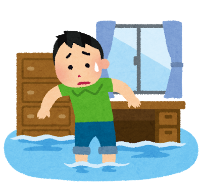 大雨洪水警報で仕事に行くのはデメリットだらけ