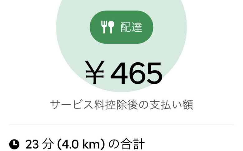 ウーバーイーツ 新料金 Uber Eats 特徴
